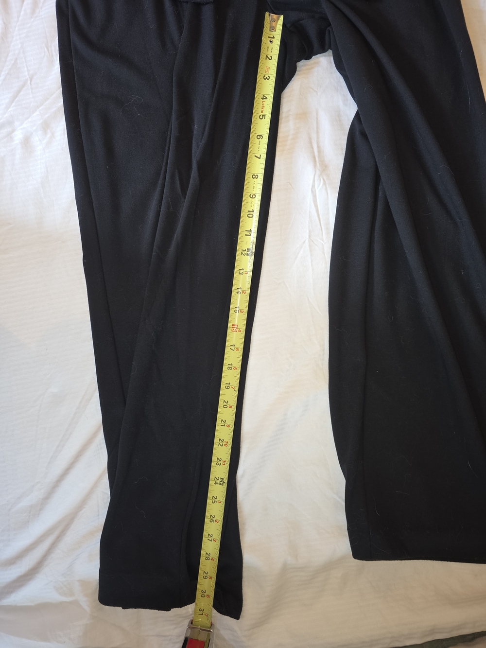 Liz Claiborne Black Paperbag Wide-Leg Tie Pants 16 - Picture 5 of 8